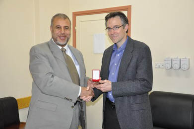 A professor from Washington University Visits the Faculty of Medicine